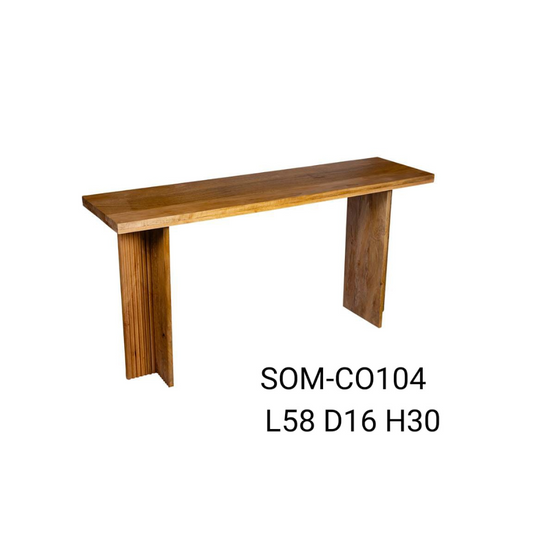 WD. CONSOL TABLE (58X16X30)