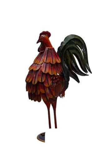 IRON PAINTED ROOSTER