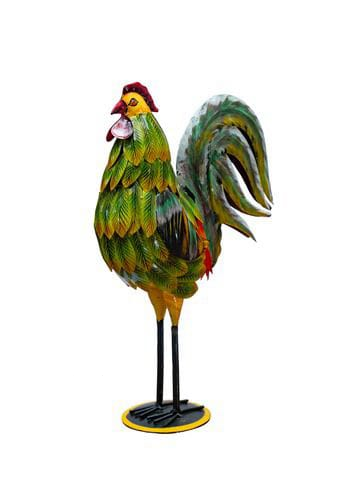 IRON PAINTED ROOSTER